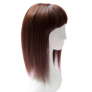 碎刘海假发片3d狗啃刘海头顶补发片仿真发隐形无痕遮白发女增发片
