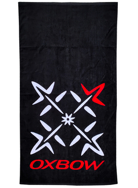 oxbow原单纯棉害绒浴巾柔软吸水特大冲浪沙滩巾黑色蓝色