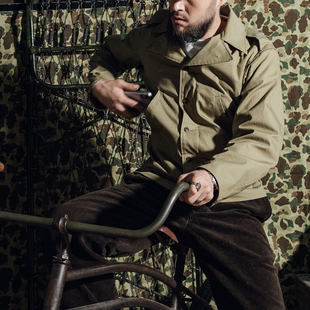 恶犬BRONSON复刻M 羊毛内里翻领外套M41 41野战夹克1941二战短款