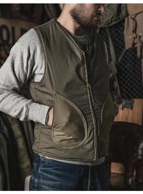 RUGGED BRONSON恶犬PILE-LINED植绒羊毛背心USMC突击保暖马甲