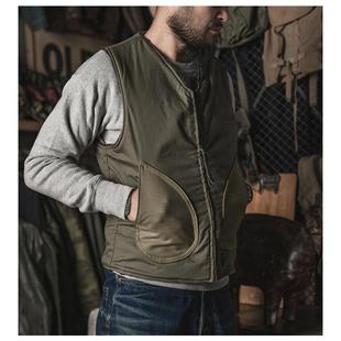 RUGGED LINED植绒羊毛背心USMC突击保暖马甲 BRONSON恶犬PILE