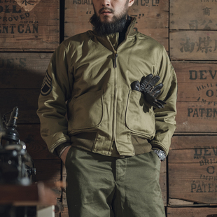 TANK加厚羊毛内里外套 1ST 恶犬BRONSON 复刻Fury狂怒坦克服夹克