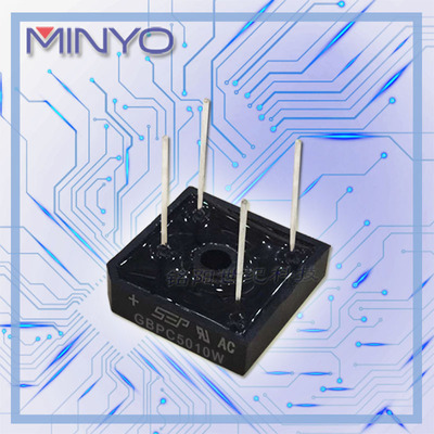 单相整流器 GBPC5010W GBPC3510W 方桥50A 35A 针脚散热铝面桥堆