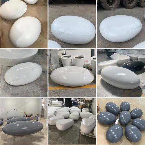 户外玻璃钢座椅定制款创意字母休闲椅卡通造型长椅长凳商业美陈