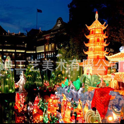 中秋节春节花灯彩灯花灯定做传统灯会制作自贡大型节日户外彩灯