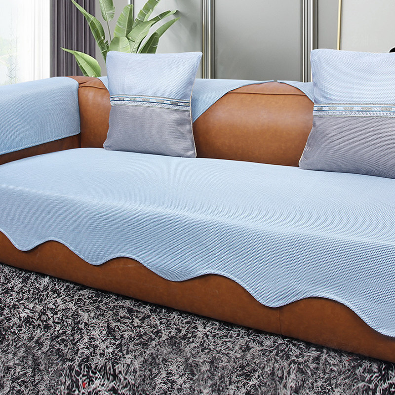 冰丝沙发垫四季通用2024新款防滑夏季皮沙发坐垫凉席专用盖巾盖布,居家布艺,沙发垫,淘宝优惠券,粉丝福利购,淘宝优惠卷