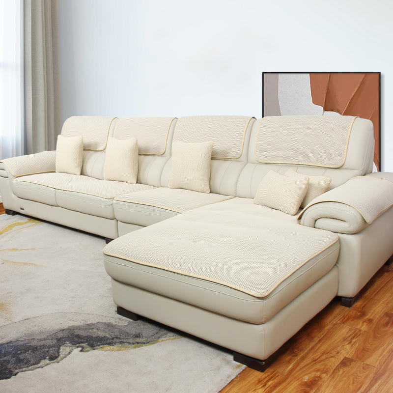 皮沙发垫布艺沙发专用坐垫四季通用真皮沙发定制贵妃套罩靠背2025