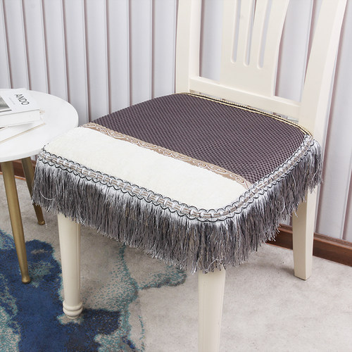 冬季毛绒客厅椅垫防滑轻奢