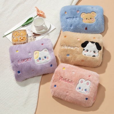 毛绒电暖袋套换洗套袋暖手宝保护套暖水袋套子布套充电热水袋外套