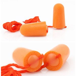 3M1110 带线弹性隔音耳塞 防噪音有绳 降低噪音劳保用品 20对包邮