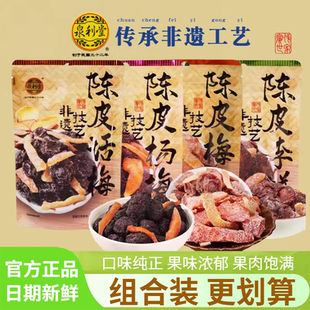 泉利堂陈皮杨梅话梅李饼梅条袋装 100g蜜饯果干果脯解馋休闲小零食