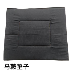 马鞍垫纯羊毛毡子加厚汗垫马鞍垫子粗布帆布面料舒适吸汗透气耐用