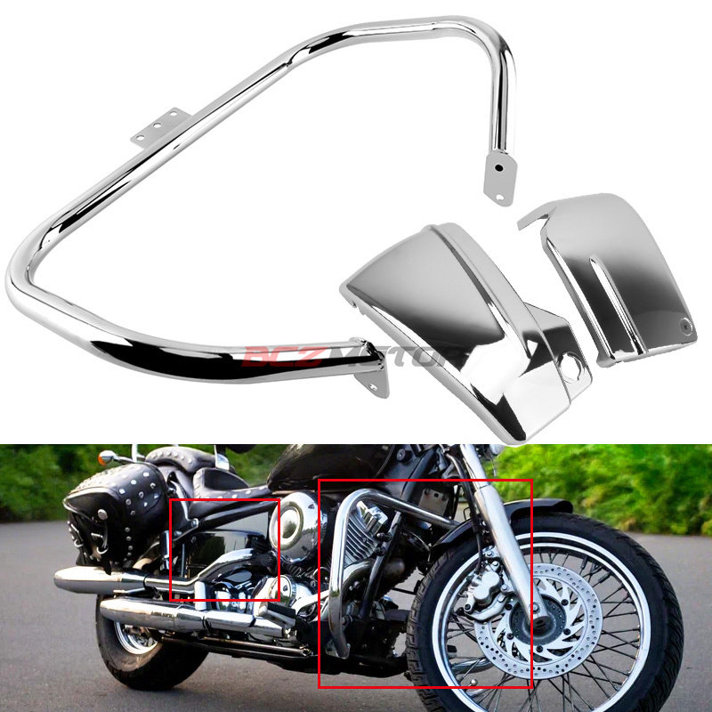 雅马哈竞速之星XVS650电池盖护杠