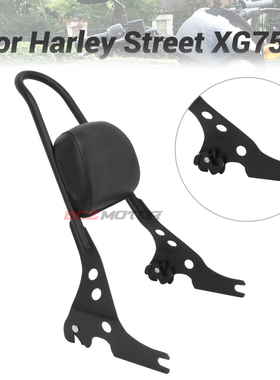摩托车哈雷street500/750 XG750 500 改装后靠背快拆靠背乘客靠背