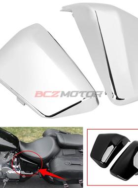 适用于本T沙都VT400 VT750C改装电池盖 侧板盖 边盖机油盖04-13年