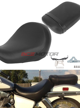 适用本T SHADOW VT400/750 97-13年 改装前后坐垫 前座包 前皮座