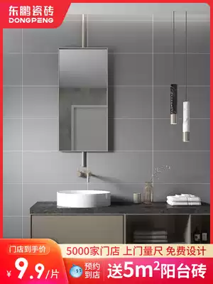 Dongpeng tile modern minimalist dressing room tile Nordic plain matte kitchen tile kitchen gray wall tile bathroom