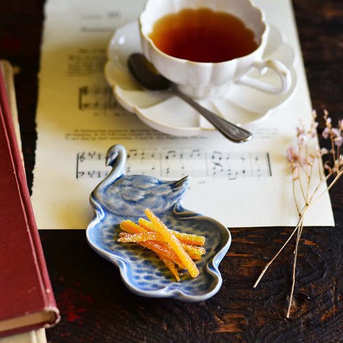 Studiom'天鹅造型果子茶点豆皿