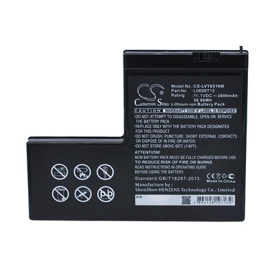 CameronSino适用联想 IdeaPad Y650笔记本电池L08S6T13  3600mAh