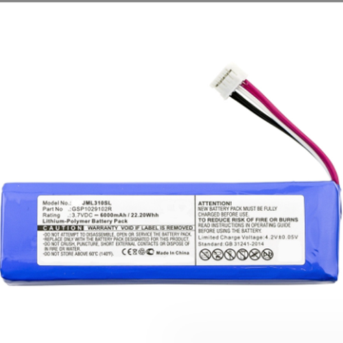适用JBL  Charge 3 Charge 2+音响电池GSP1029102R