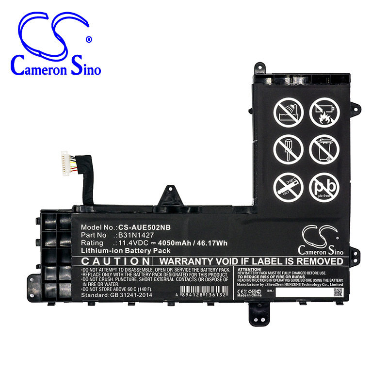 适用华硕e502m e502ma笔记本电池b31n1427eeebook e502ma-xx0020t