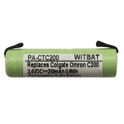 适用高露洁Colgate Omron C200 C250 C350 C600电动牙刷电池