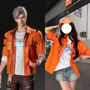 （现货）富士山恋与深空秦彻同款爱猫及喵日常纯棉短袖T恤cosplay