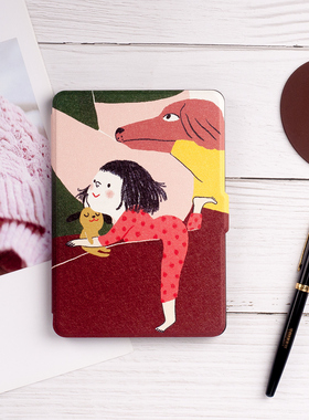 kindle保护套paperwhite6/5/4/kpw3电子书壳2024青春壳入门休眠套