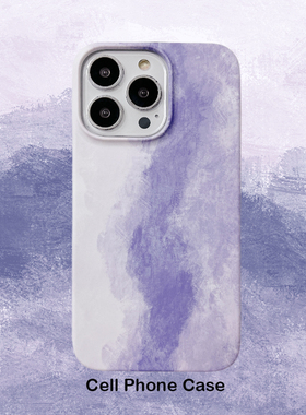 紫色渐变适用iPhone14ProMax手机壳13苹果12硬壳11磨砂XR小众菲林15ProMax保护套个性创意新款简约耐脏