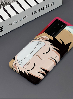 路飞 适用于小米红米K60手机壳k60pro全包边菲林亮面塑料硬壳个性创意保护套新款小众耐脏男女款简约