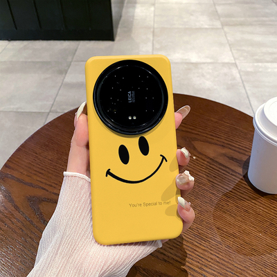 简约黄色适用于小米15Ultra手机壳小米14Ultra菲林二合一小米13至尊版磨砂防摔硅胶塑料硬壳软壳保护套个性