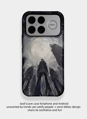 黑色抽象适用于小米K90PROMAX手机壳全包边二合一防摔软壳K90菲林塑料硬壳个性创意保护套新款可爱耐脏