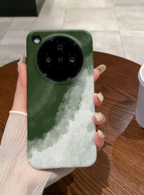 晕染墨绿 适用于OPPO FIND X8S手机壳FINDX8Ultra菲林二合一磨砂FIND X8S+防摔硅胶塑料硬壳软壳耐脏