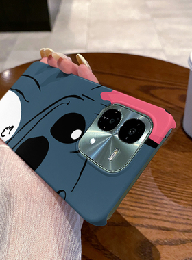 半身史迪 适用于vivo iQOO Z9手机壳iQOO Z9 Turbo半包边iQOO Z9X菲林塑料磨砂硬壳保护套男女款新款耐脏简约