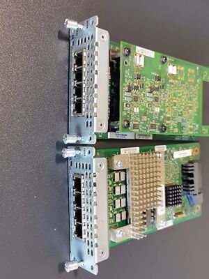 思科Cisco NIM-4FXS NIM-4FXO 路由器模 拍前请询价