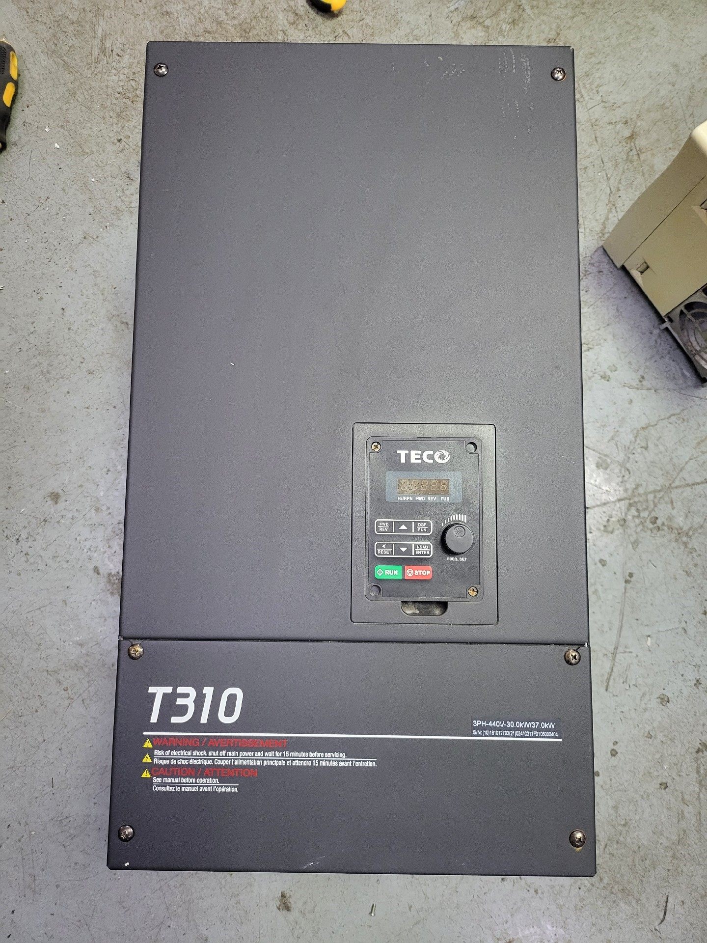 东元t310系列变频器30/37kw t310-4040-h全新原装拍前请询价