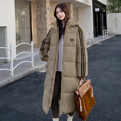 2025冬季新款时尚学生长款棉服女