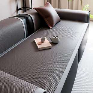 新款冰藤席沙发垫2026轻奢高级感防滑沙发凉席垫夏直排一片式坐垫