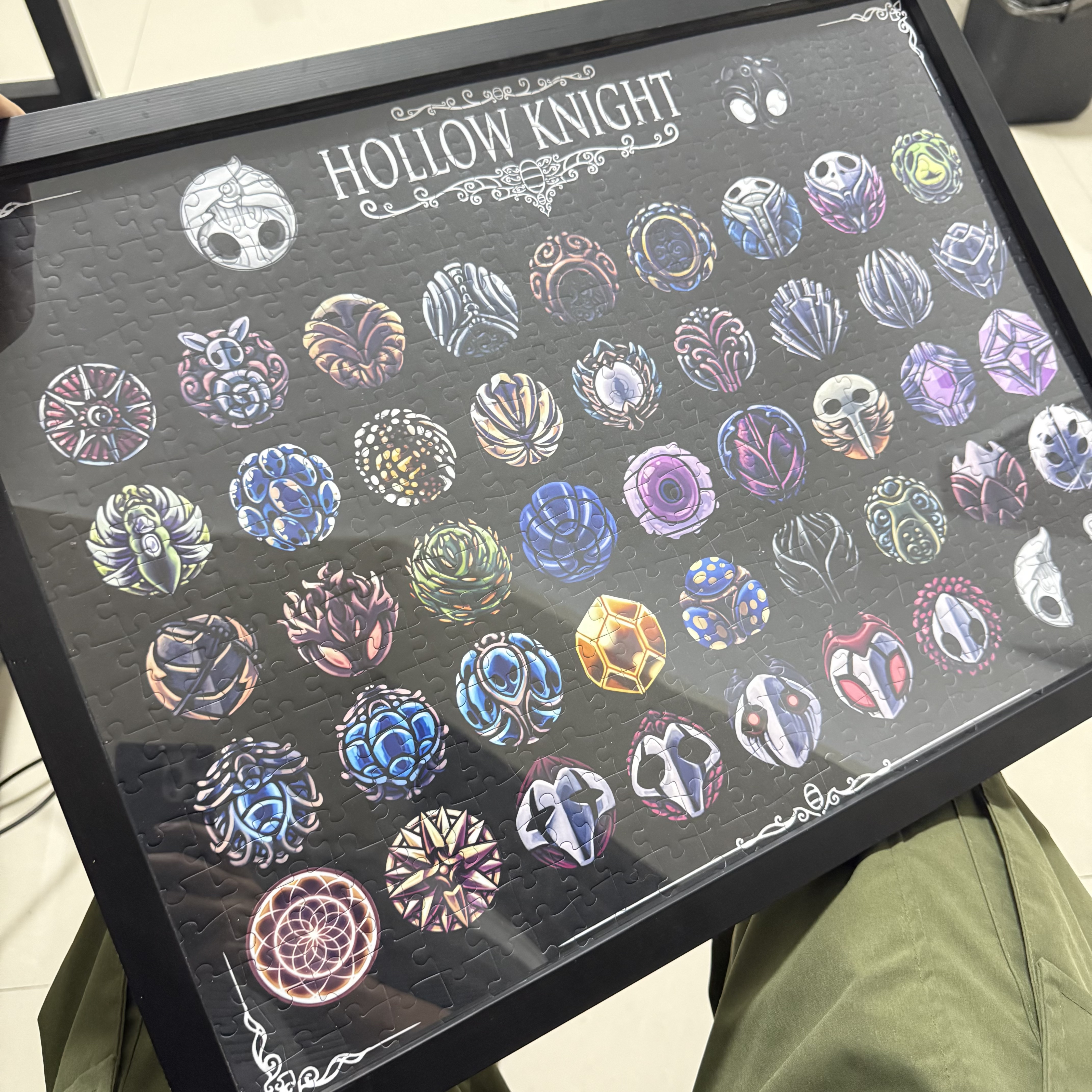 空洞骑士护符周边拼图1000片Hollow Knight挂画生日礼物丝之歌