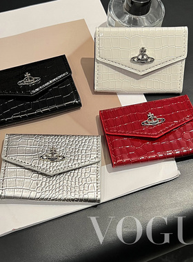 潮牌立体镂空土星卡套适用卡片零钱收纳袋新款高品质鳄鱼纹软套