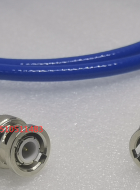 BNC公转公蓝色RG142工业级射频跳线 BNC/Q9-JJ高频双屏蔽信号馈线