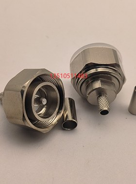 4.3-10-J-3射频同轴AP工程RG142 50-3馈线头迷你DIN公高频接线头