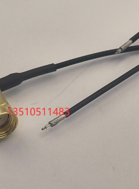 RP-SMA-JW射频同轴RG1.37信号线 SMA公弯内孔单头柔软RG137高频RF
