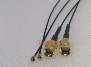 IPX UF.L母转SMA公高频RF跳线 SMA公柔软RG1.13射频AP测试线 IPEX