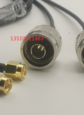 N/SMA-JJ黑色RG316射频同轴线 N公转SMA公黑色SFF50-1.5高频RF线