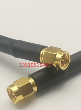 SMA公转公特制蓝色RG142射频线带报告 SMA-JJ工业级RG142高频RF线