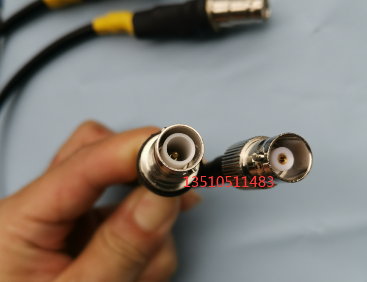 SHV BNC母转普通BNC母射频高压测试线5KV BNC-K/BNC-K高压转接线
