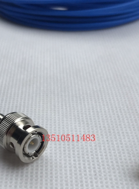 10-32UNF公转BNC公蓝色RG316D双屏蔽工业级传感器线 M5/L5公转Q9