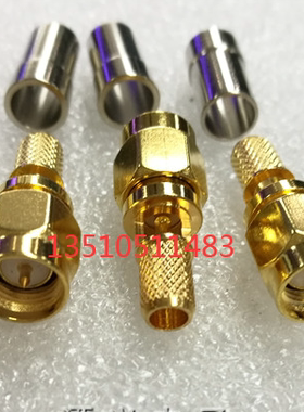 SMA-J-3开天窗射频同轴连接器SMA公开窗焊接50-3 RG142高频AP接头