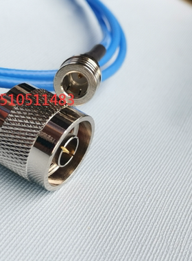 QMA公转N公蓝色RG316D射频RF馈线QMA/N-JJ工业级高频特氟龙测试线
